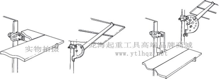 鷹牌腳手架安裝夾具示意圖 鷹牌腳手架安裝夾具示意圖