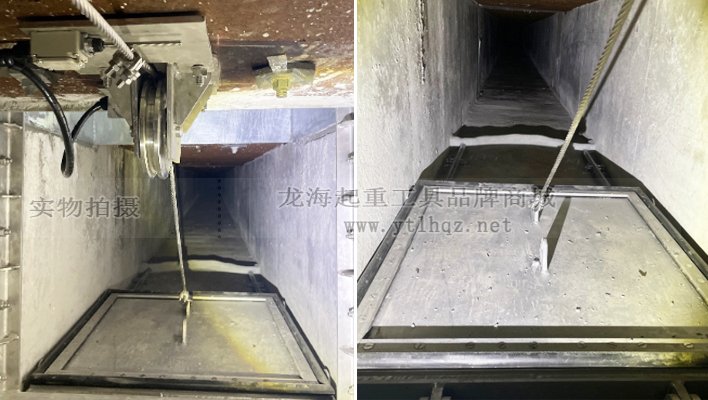 使用建筑卷揚機開閉防水閘門案例圖一 使用建筑卷揚機開閉防水閘門案例圖一